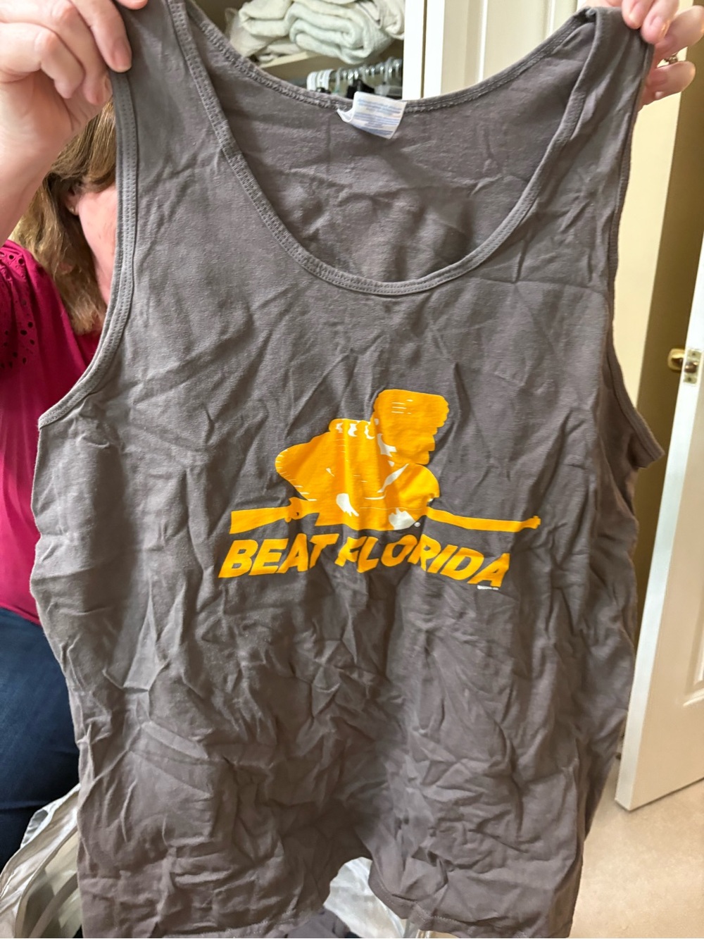 University of Tennessee Beat Florida UNITE Gray Tank Top